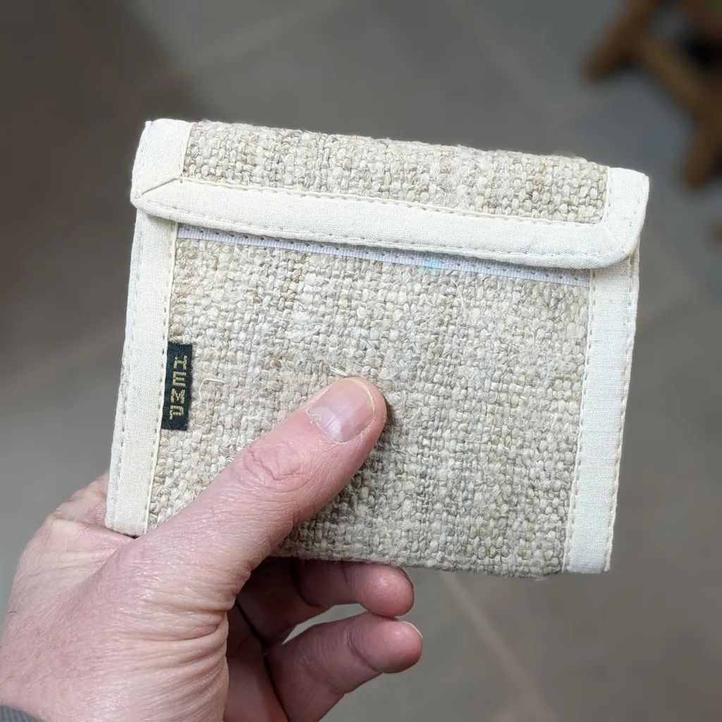 Handmade Himalayan Hemp Wallet | Eco-Friendly & Bohemian